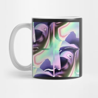 Green and purple Mug